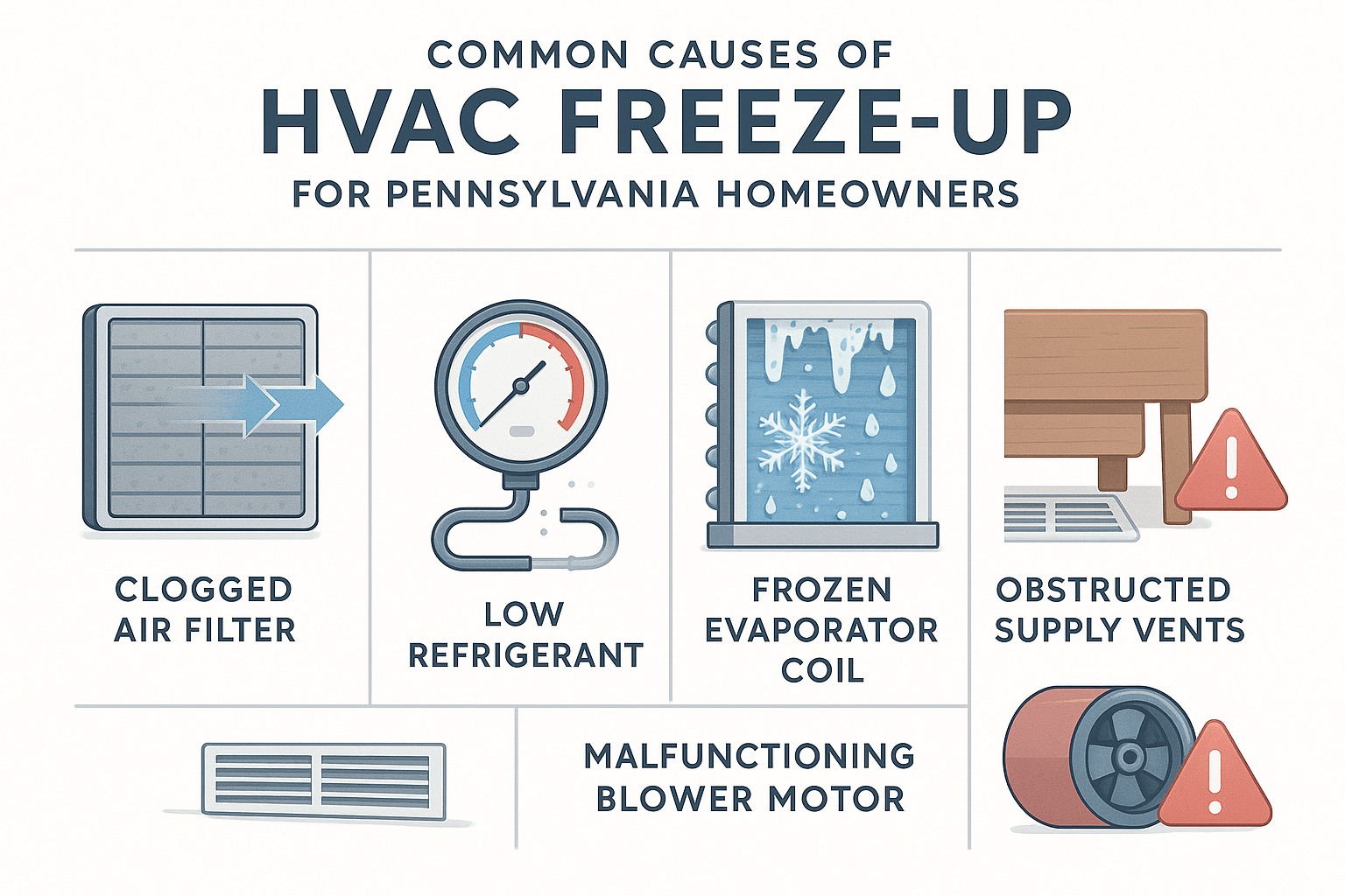 Why Does HVAC Freeze Up? Common Causes and What to Do About It